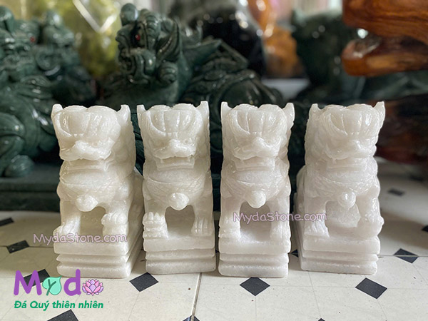 Kỳ Lân để Mộ đá Cẩm Thạch Trắng