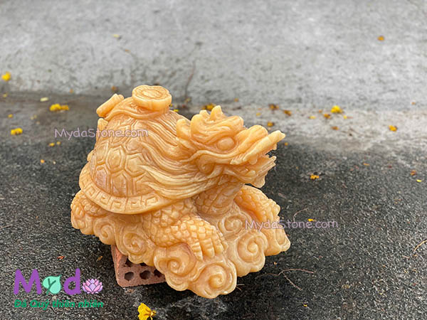 Tượng Long Quy hoá rồng đá Ngọc Hoàng Long