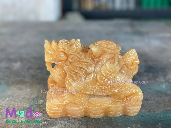 Tượng Long Quy hoá rồng đá Ngọc Hoàng Long