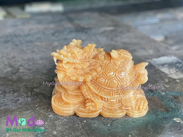 Tượng Long Quy hoá rồng đá Ngọc Hoàng Long