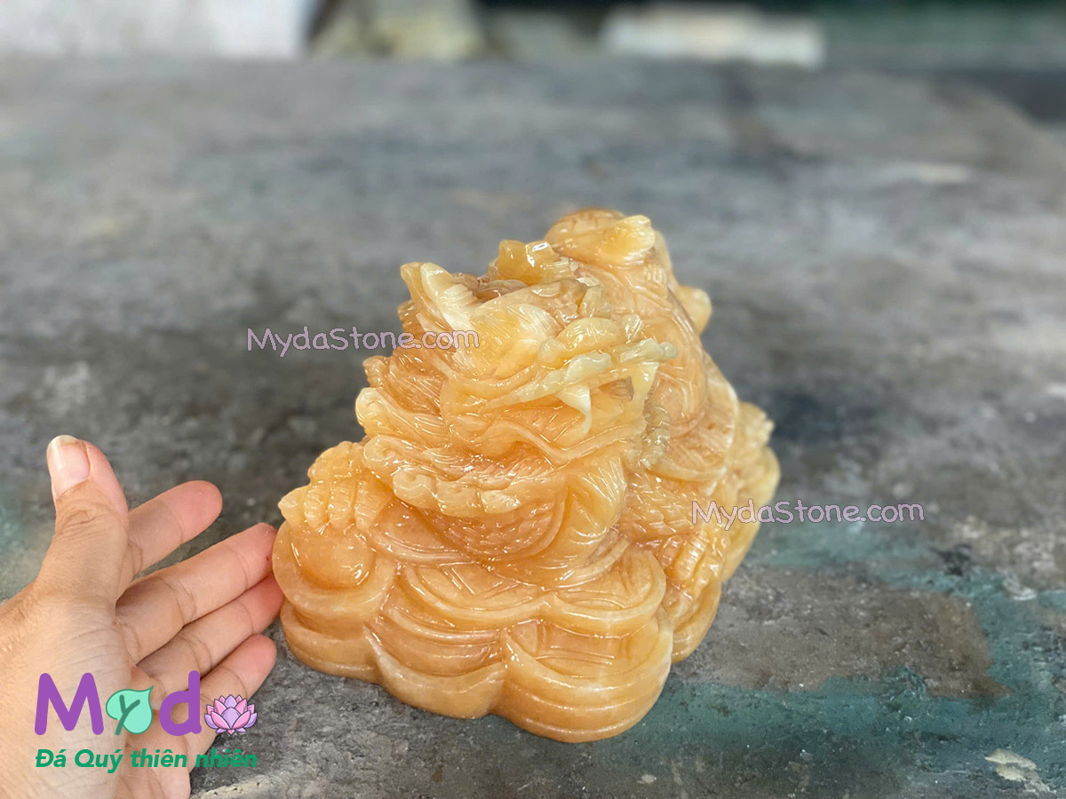 Tượng Long Quy hoá rồng đá Ngọc Hoàng Long