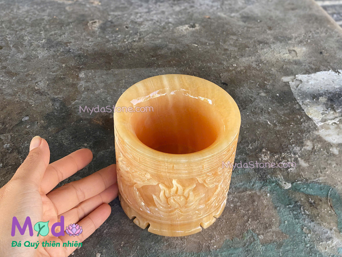 Lư Hương chạm rồng đá Ngọc Hoàng Long