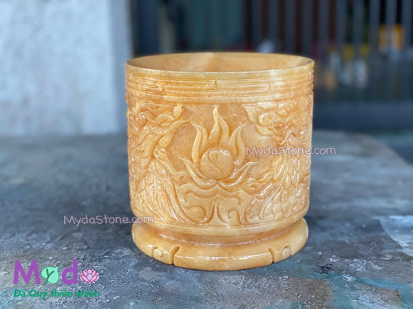 Lư Hương chạm rồng đá Ngọc Hoàng Long