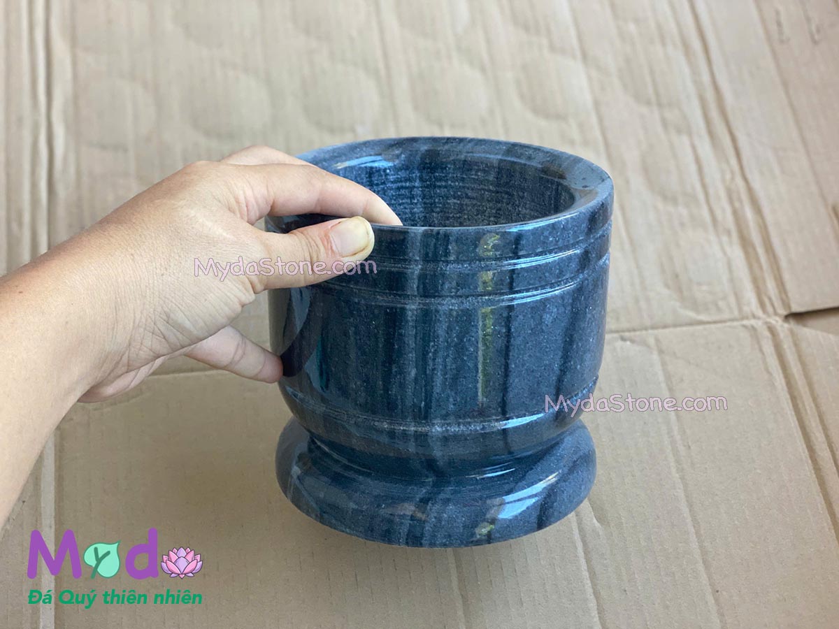 Lư Hương đá Cẩm Thạch Đen