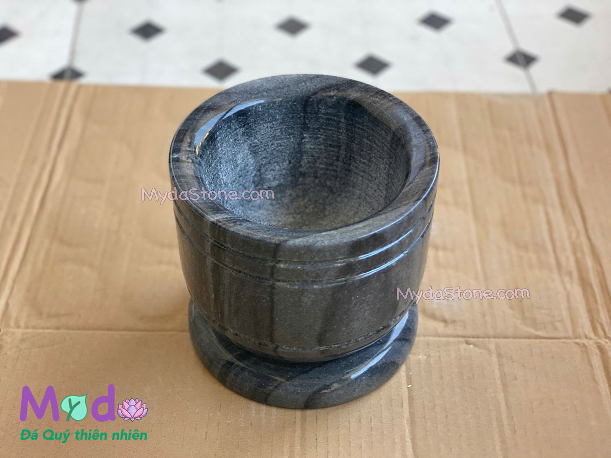 Lư Hương đá Cẩm Thạch Đen
