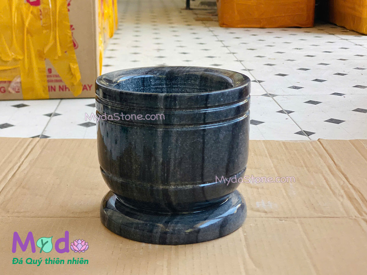 Lư Hương đá Cẩm Thạch Đen