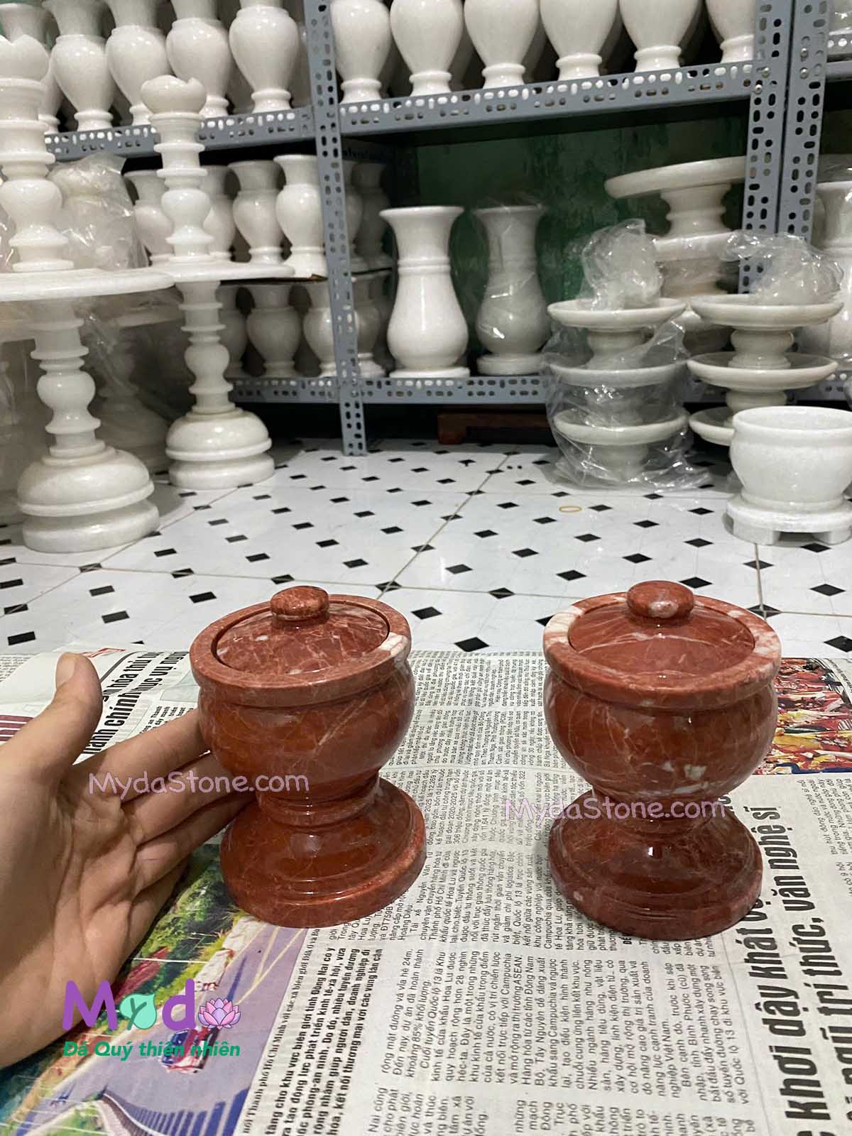 Hũ Gạo Muối đá Đỏ Thanh Hoá