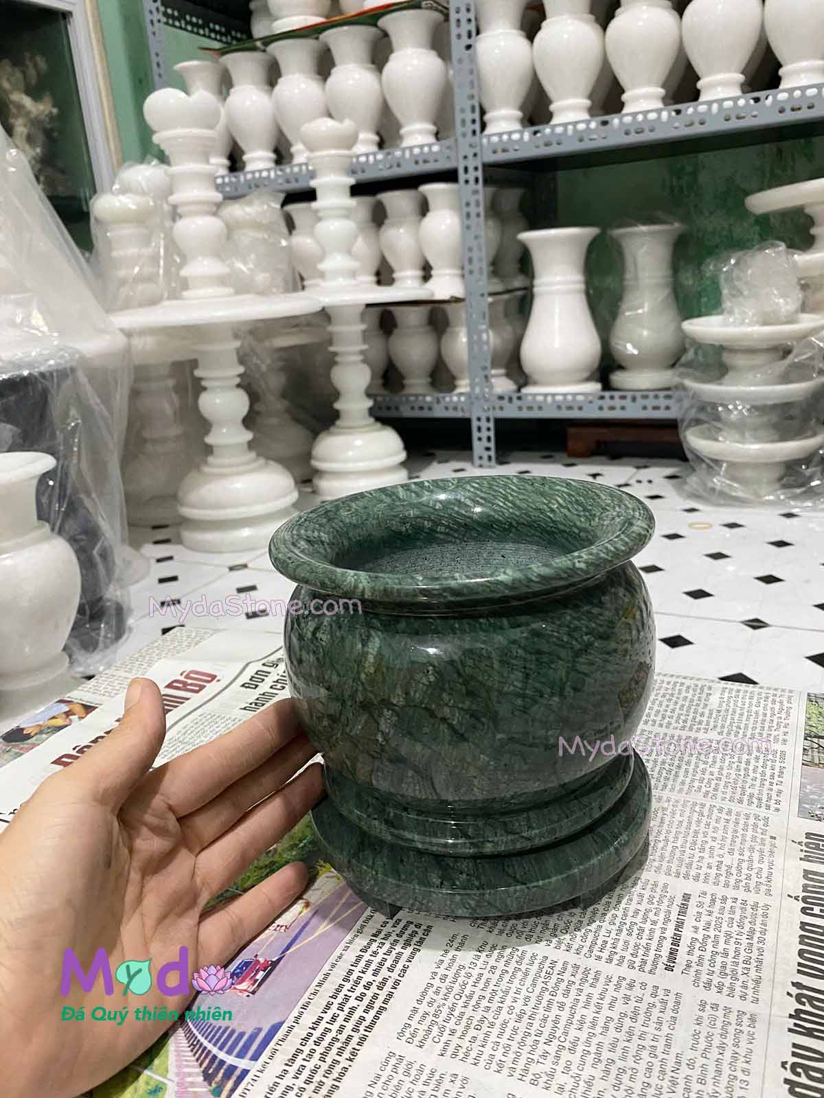 Lư Hương đá Xanh Ấn Độ
