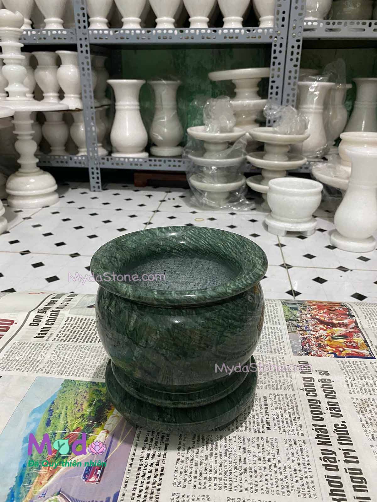 Lư Hương đá Xanh Ấn Độ