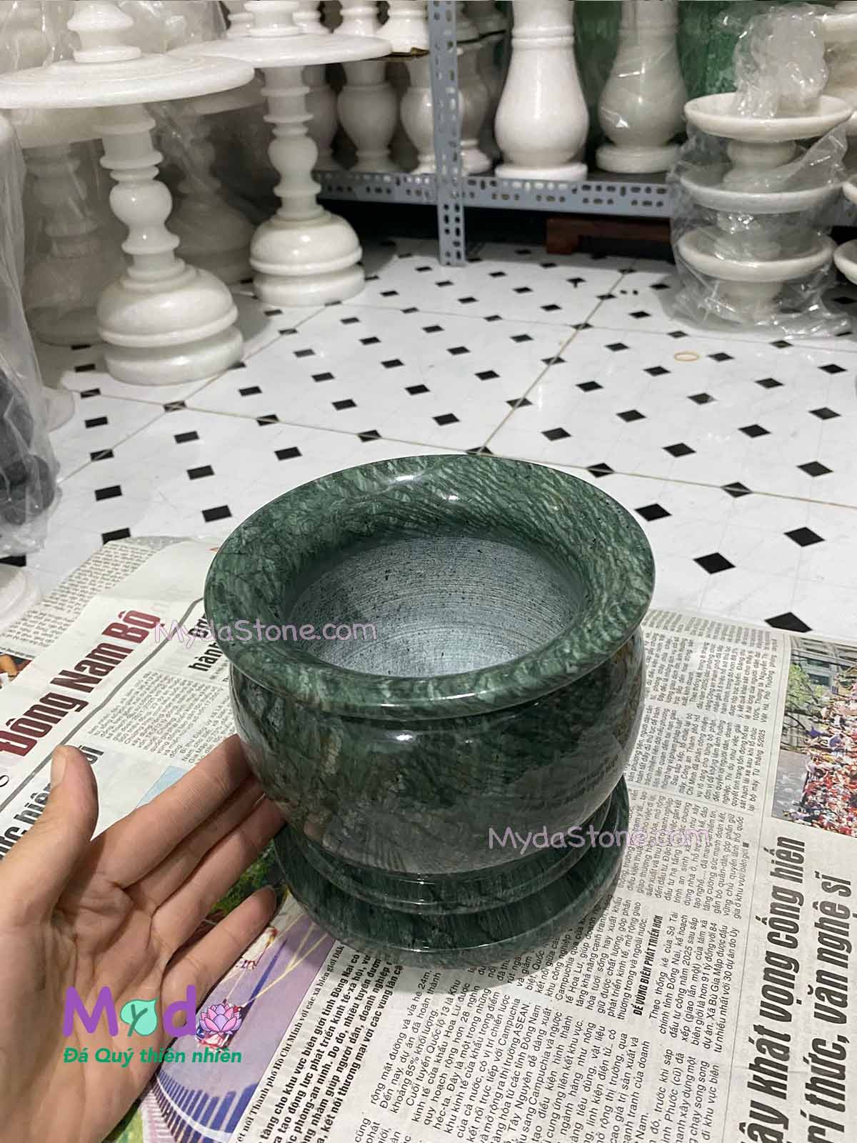 Lư Hương đá Xanh Ấn Độ