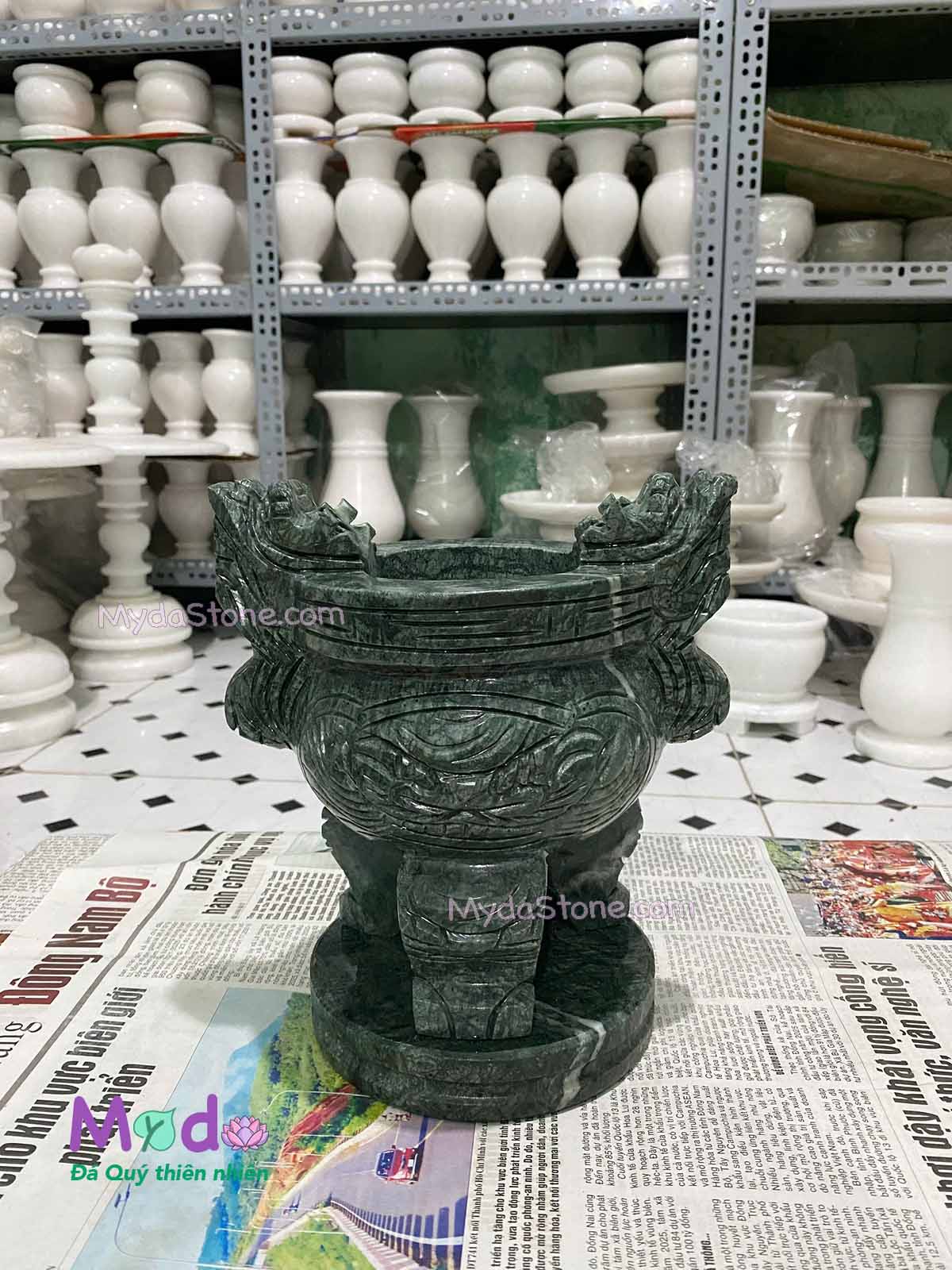 Lư Hương đá Xanh Ấn Độ