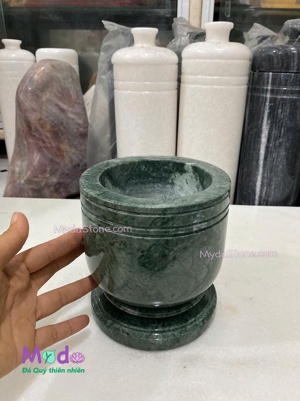 Lư Hương đá Xanh Ấn Độ