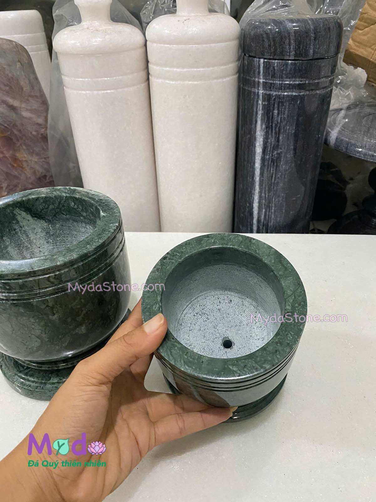 Lư Hương đá Xanh Ấn Độ