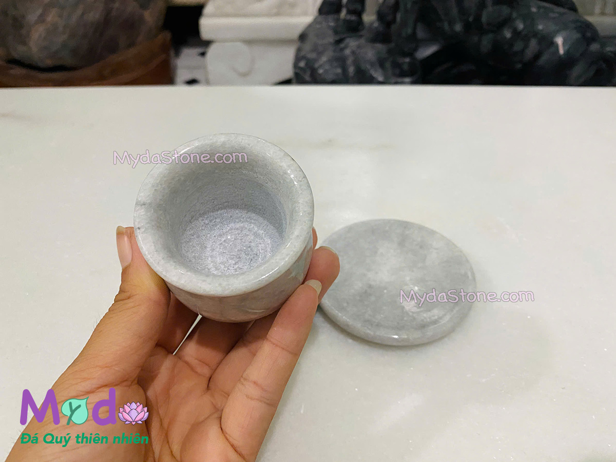 Ly Nước đá Cẩm Thạch Xám