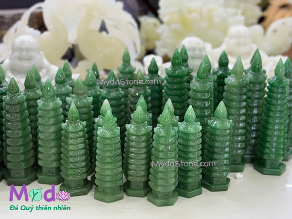 Tháp Văn Xương đá Thạch Anh Xanh