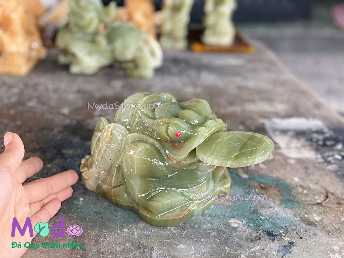 Cóc Thiềm Thừ đá Ngọc Xanh Pakistan