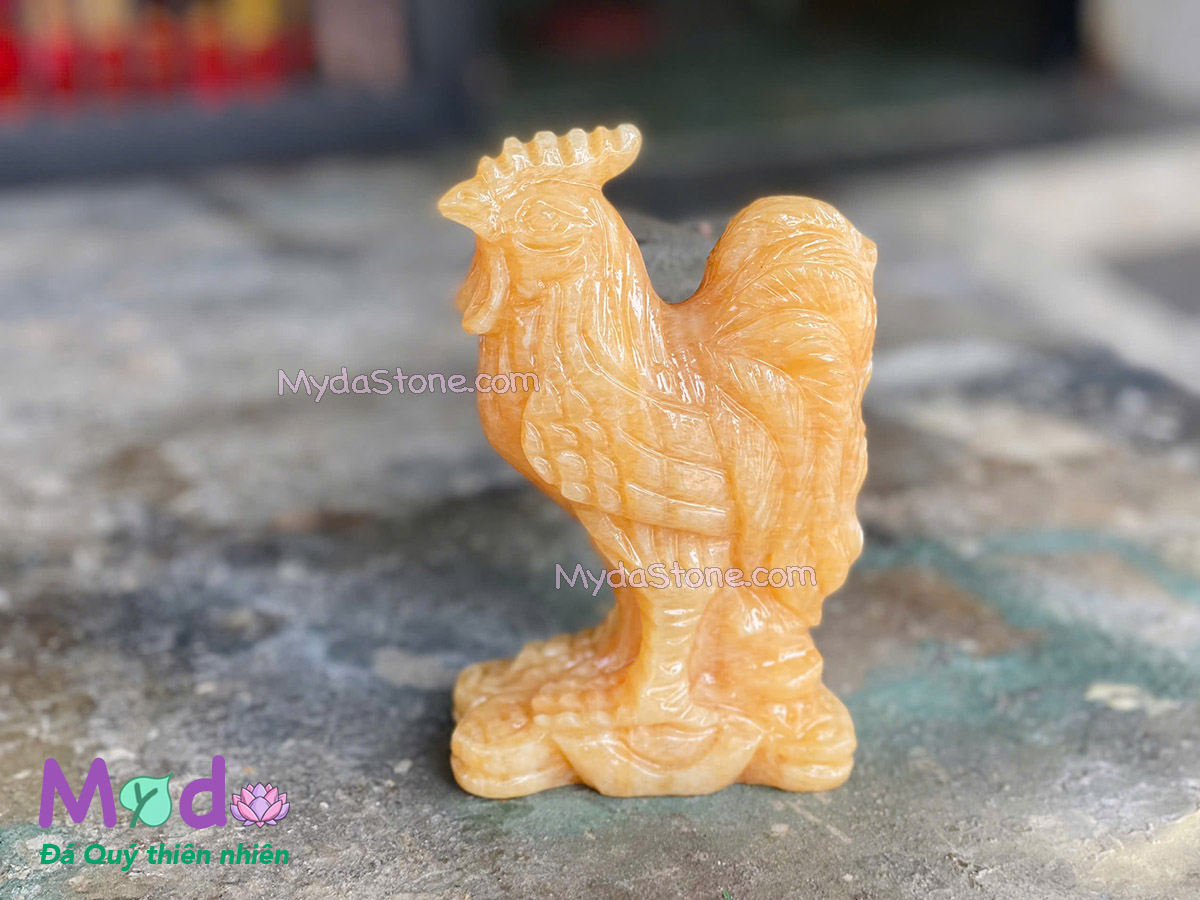 Tượng Con Gà đá Ngọc Hoàng Long
