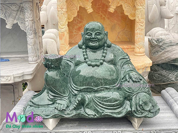 Tượng Phật Di Lặc đá Xanh Ấn Độ