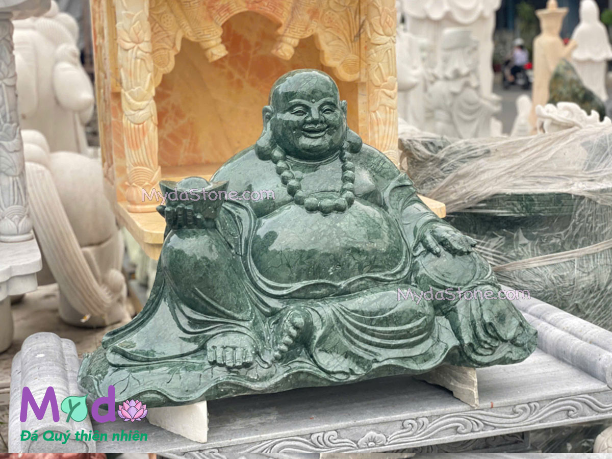 Tượng Phật Di Lặc đá Xanh Ấn Độ
