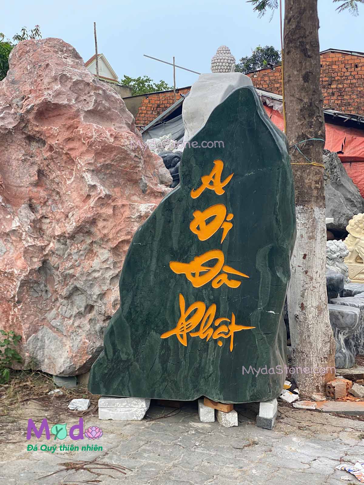 Trụ Đá Phong Thuỷ đá Xanh Thanh Hoá