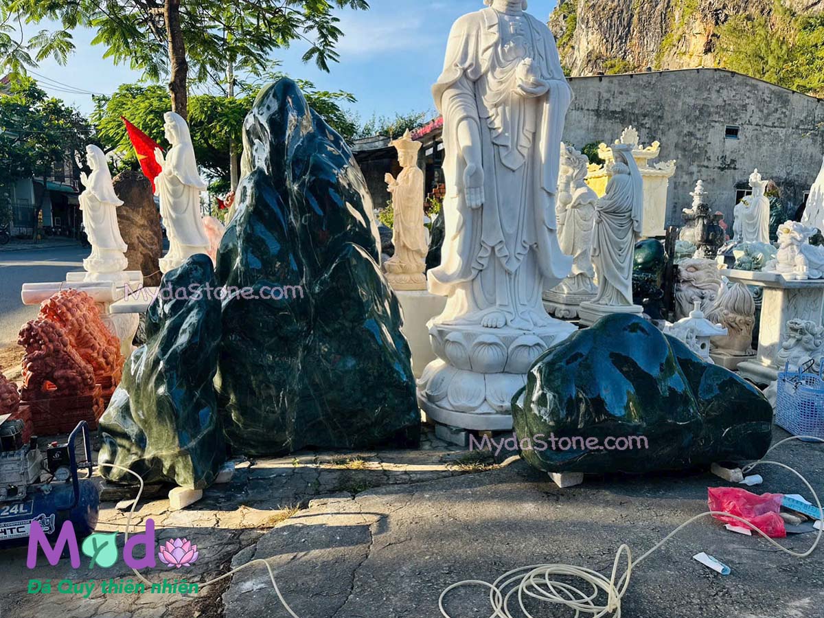 Trụ Đá Phong Thuỷ đá Xanh Thanh Hoá