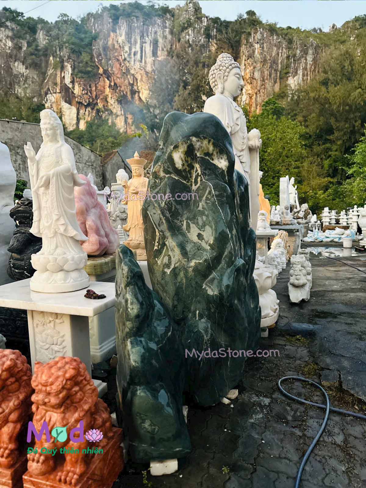 Trụ Đá Phong Thuỷ đá Xanh Thanh Hoá