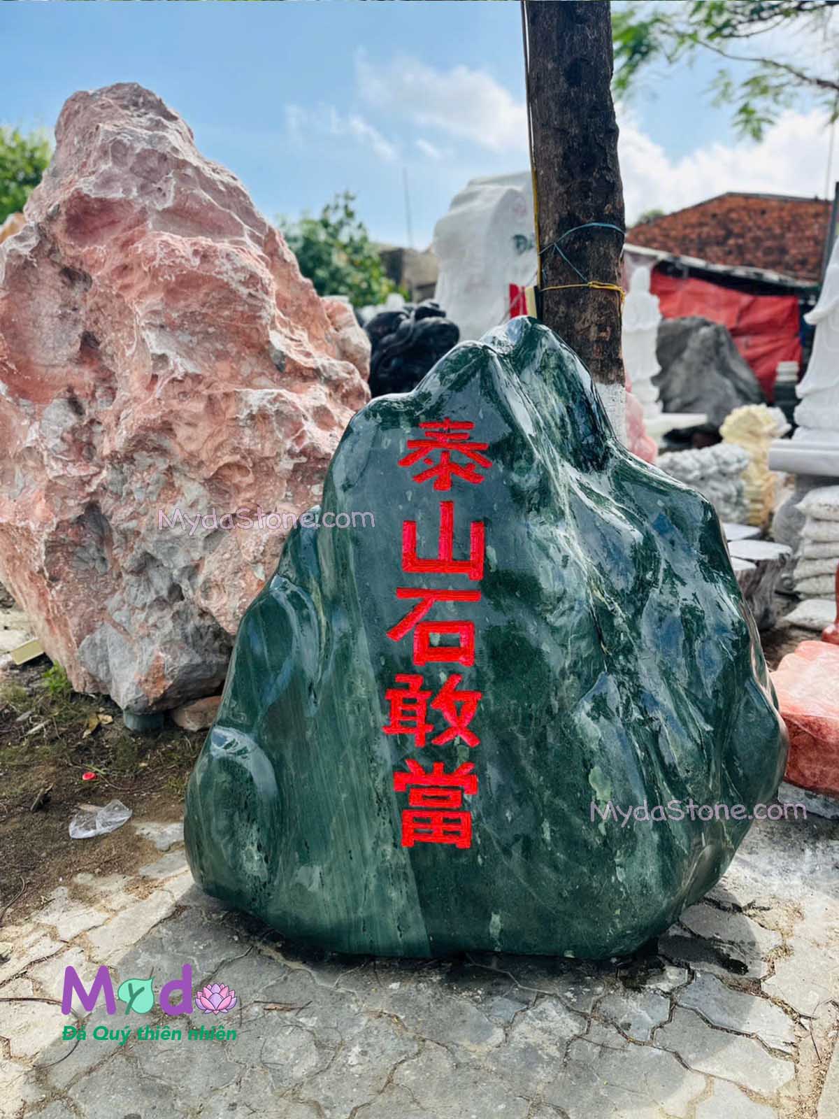 Trụ Đá Phong Thuỷ đá Xanh Thanh Hoá