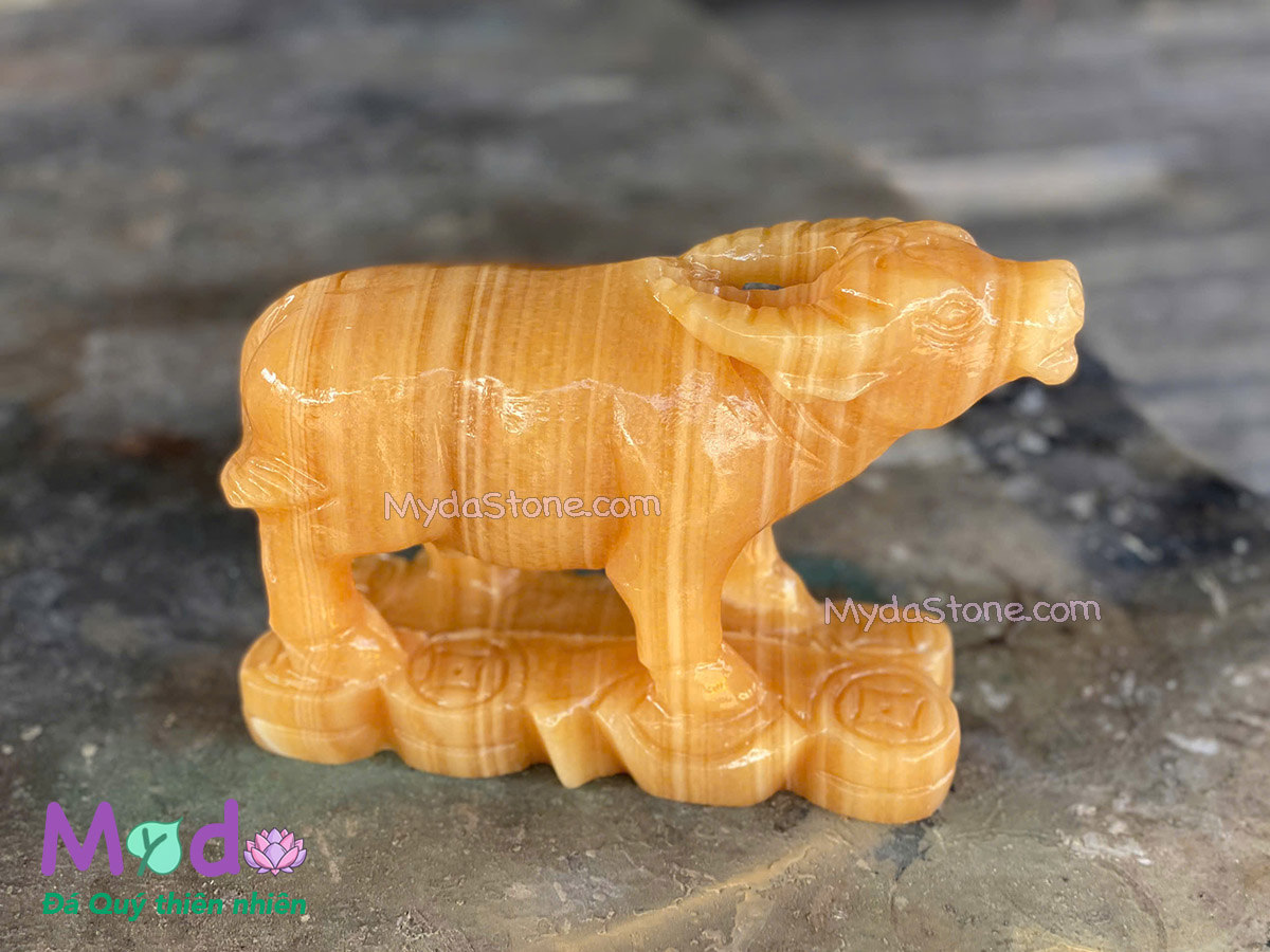 Tượng Con Trâu đá Ngọc Hoàng Long