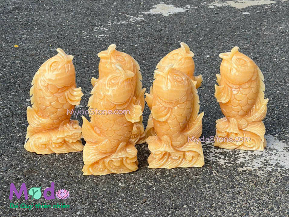 Tượng Cá Chép đá Ngọc Hoàng Long