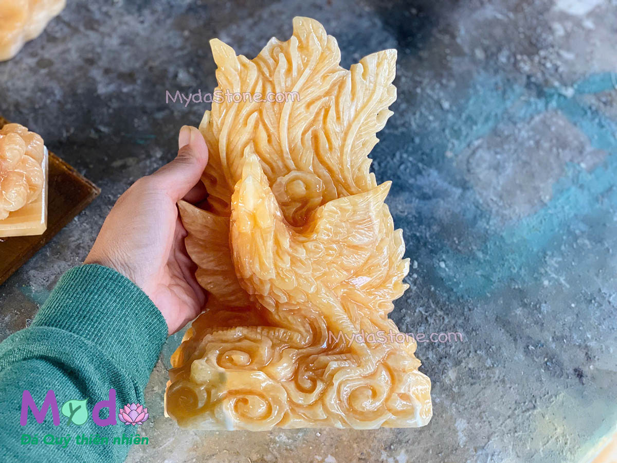Tượng Chim Phượng Hoàng đá Ngọc Hoàng Long