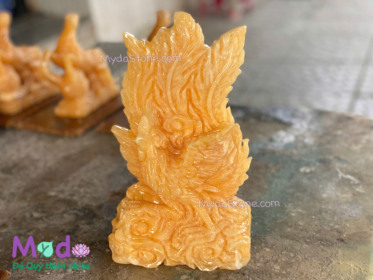 Tượng Chim Phượng Hoàng đá Ngọc Hoàng Long