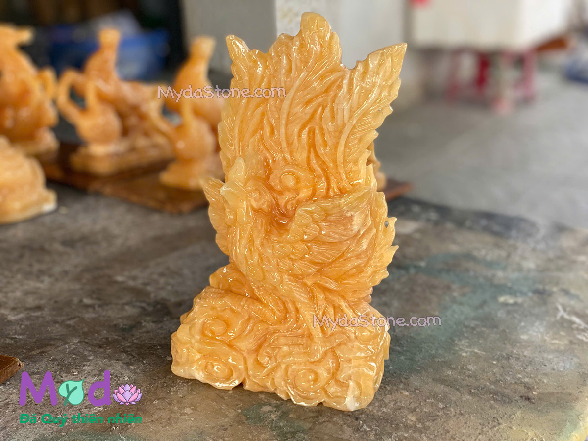 Tượng Chim Phượng Hoàng đá Ngọc Hoàng Long