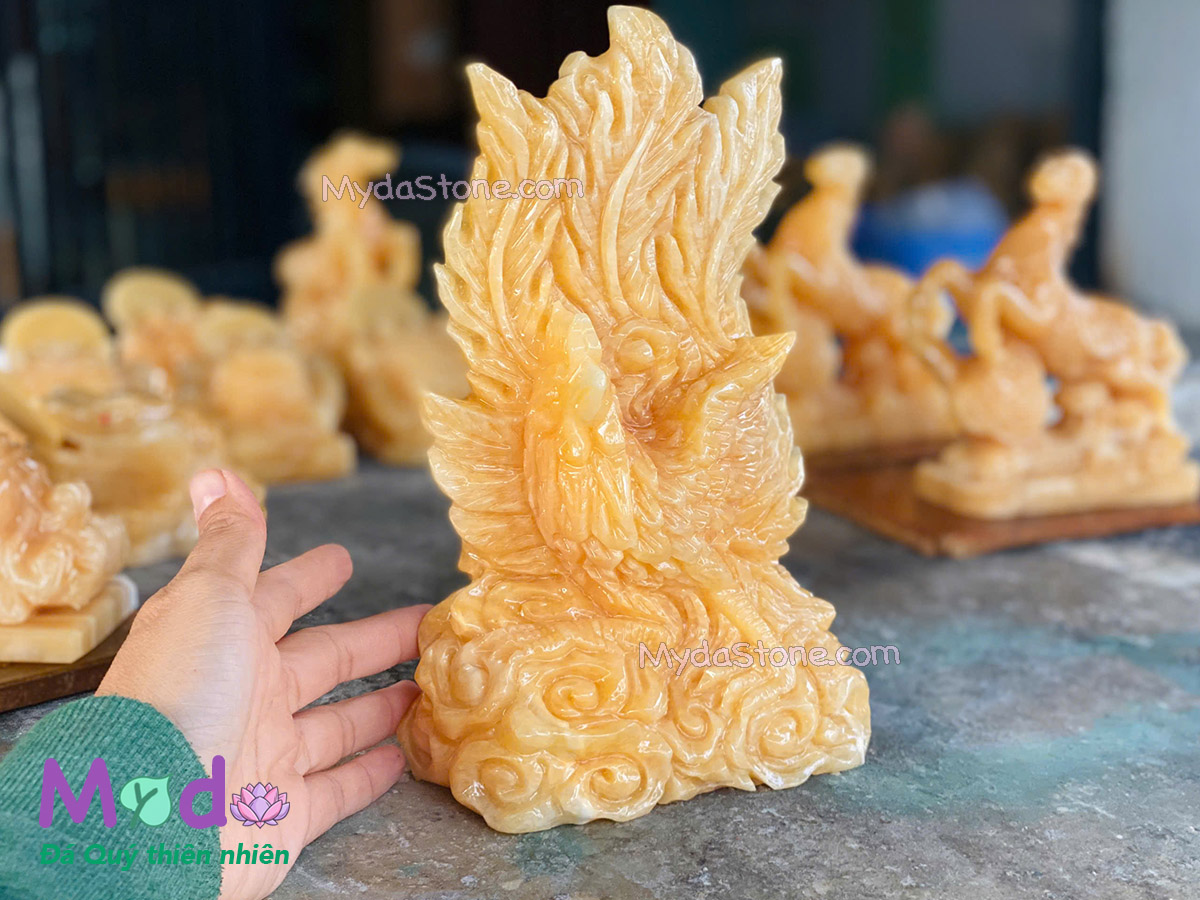 Tượng Chim Phượng Hoàng đá Ngọc Hoàng Long
