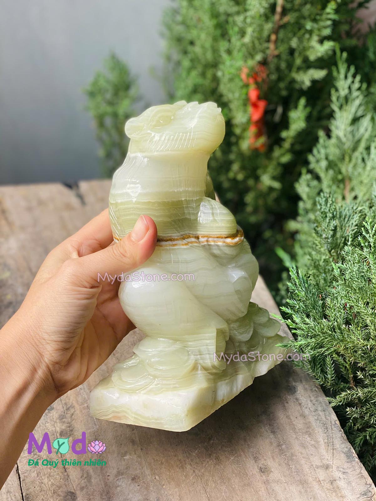 Tượng Con Khỉ đá Ngọc Xanh Pakistan