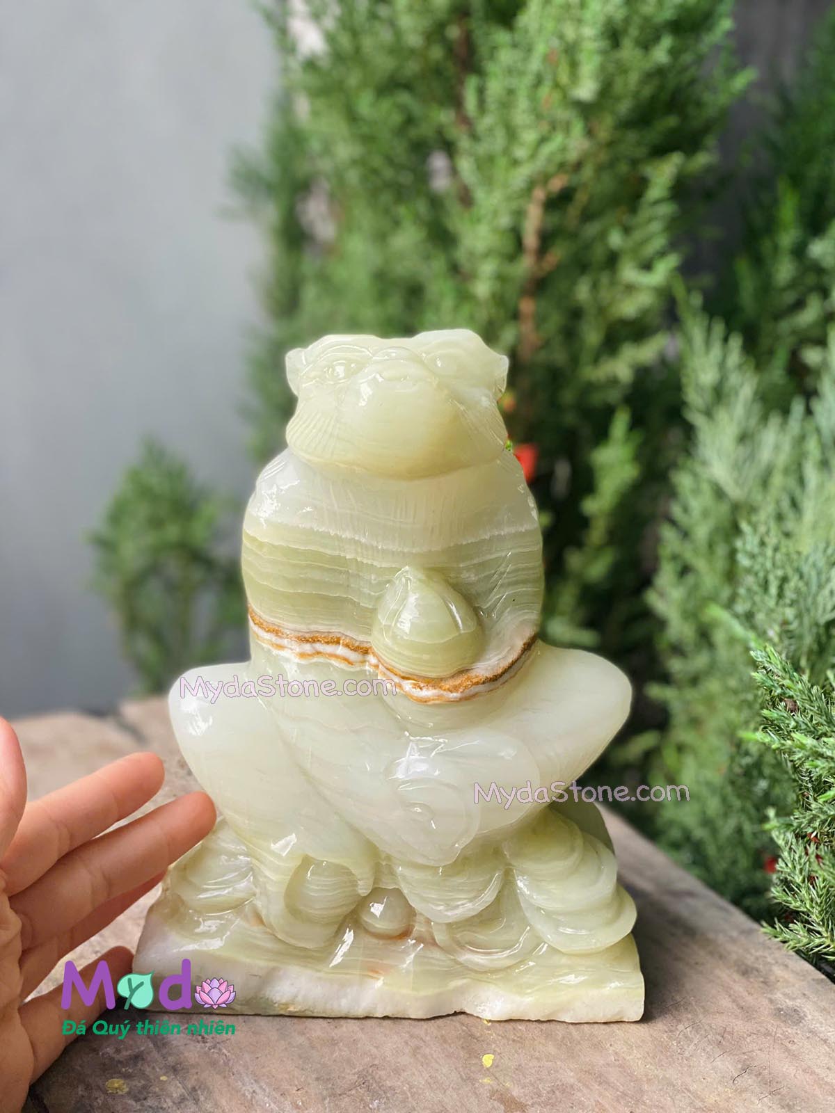 Tượng Con Khỉ đá Ngọc Xanh Pakistan