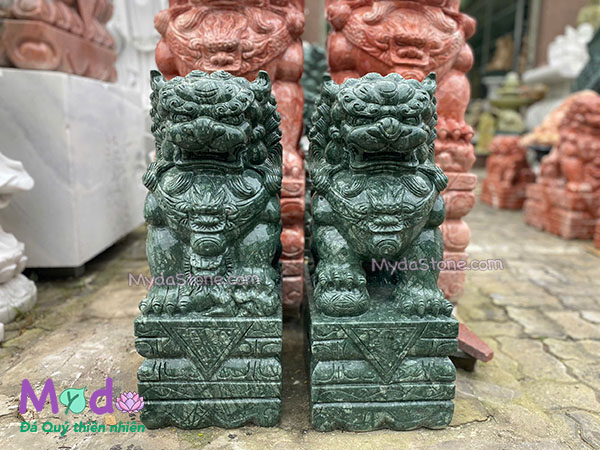 Tượng Kỳ Lân đá Xanh Ấn Độ