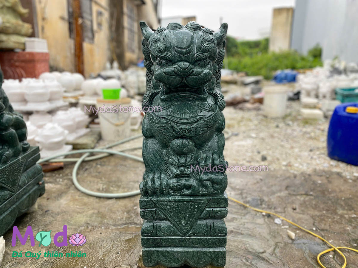 Tượng Kỳ Lân đá Xanh Ấn Độ