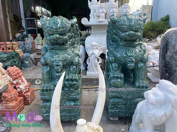 Kỳ Lân đá để Lăng Mộ đá Xanh Ấn Độ