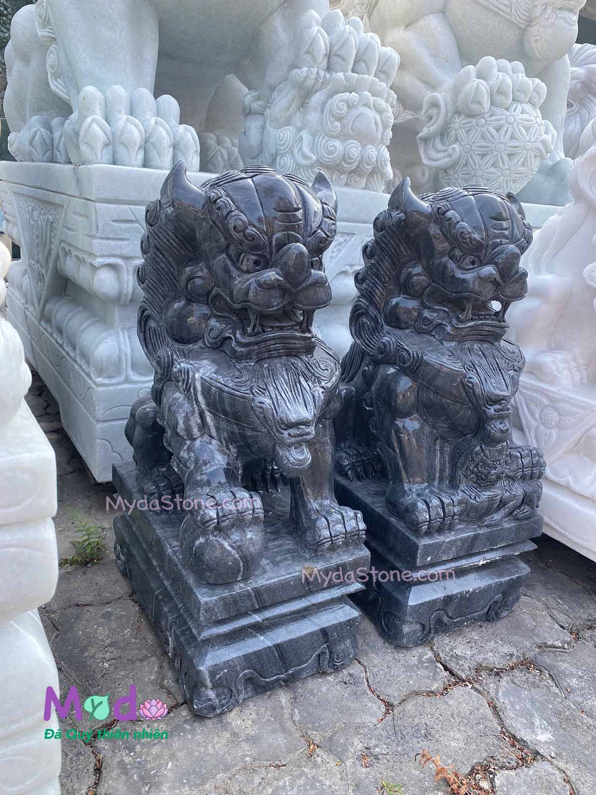 Kỳ Lân để Mộ đá Cẩm Thạch Đen