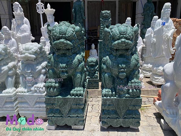 Tượng Kỳ Lân để Lăng Mộ đá Xanh Ấn Độ