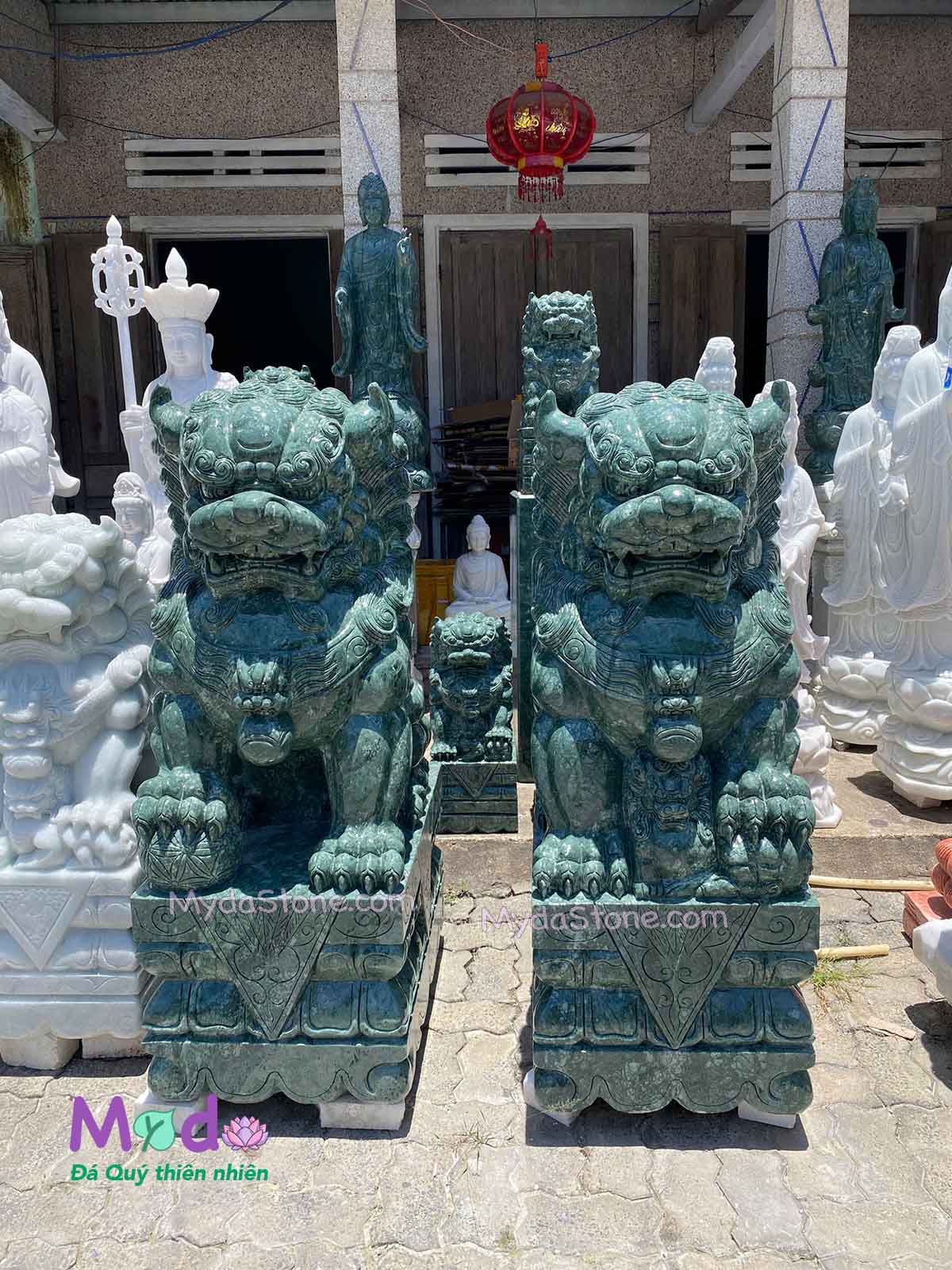 Tượng Kỳ Lân để Lăng Mộ đá Xanh Ấn Độ
