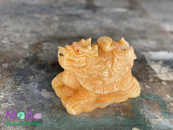 Tượng Long Quy hoá rồng đá Ngọc Hoàng Long