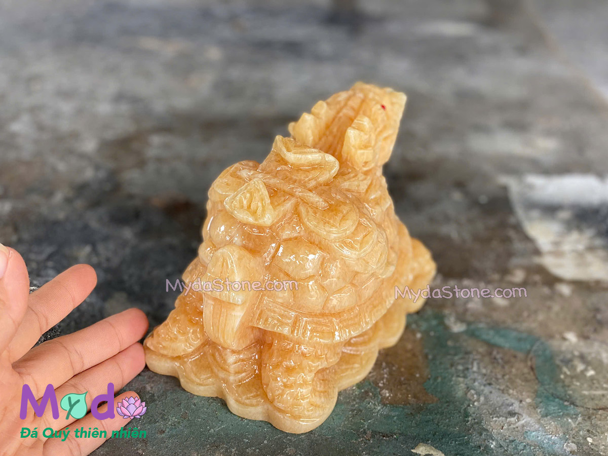 Tượng Long Quy hoá rồng đá Ngọc Hoàng Long