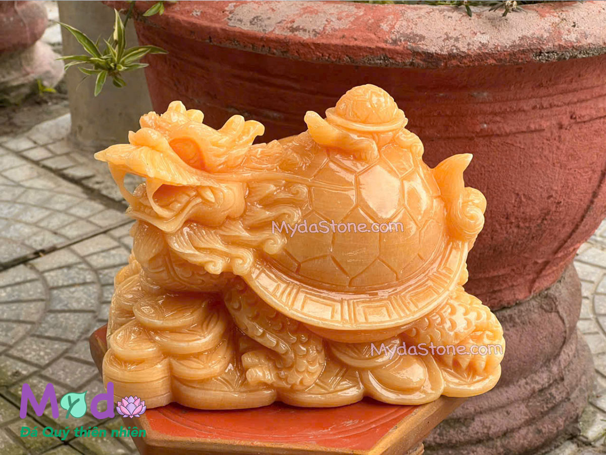 Tượng Long Quy hóa rồng đá Ngọc Hoàng Long