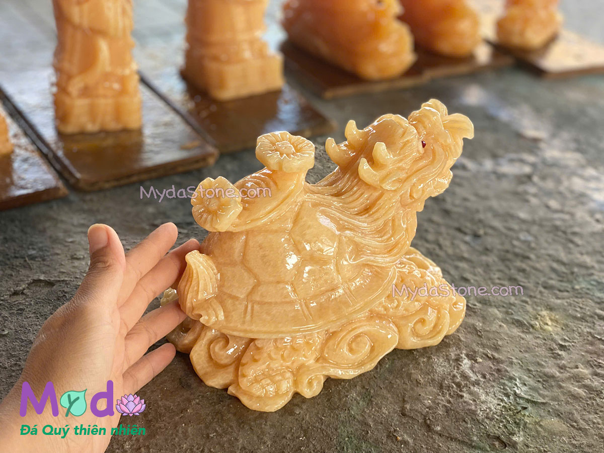 Tượng Long Quy hóa rồng đá Ngọc Hoàng Long