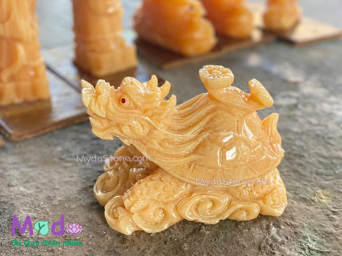 Tượng Long Quy hóa rồng đá Ngọc Hoàng Long
