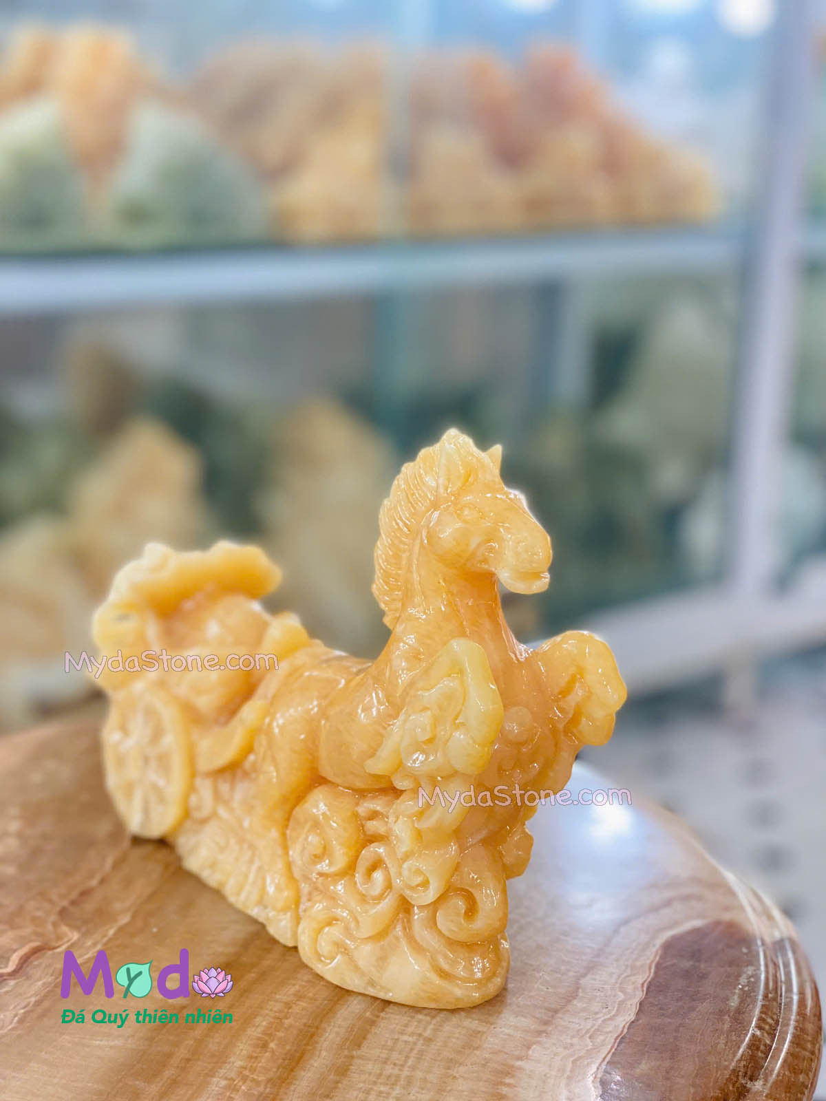 Tượng Ngựa Phong Thuỷ đá Ngọc Hoàng Long