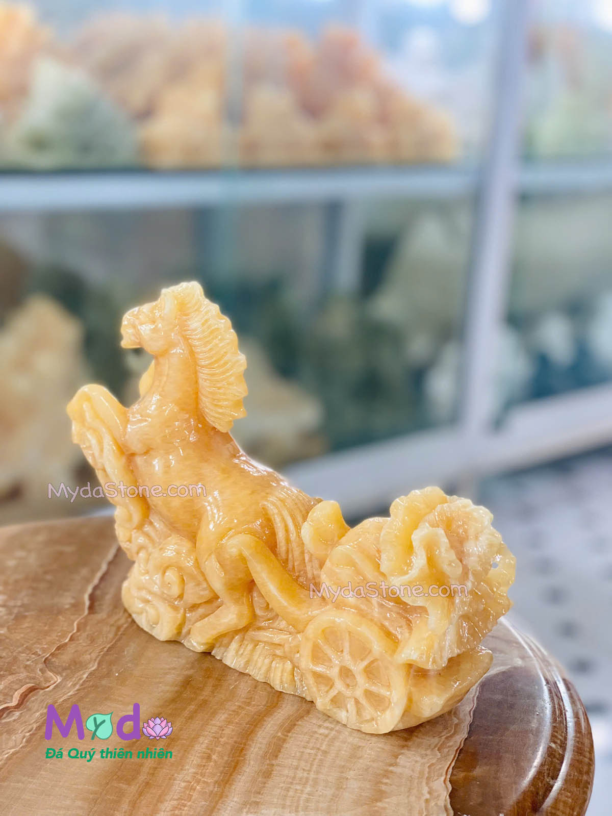 Tượng Ngựa Phong Thuỷ đá Ngọc Hoàng Long