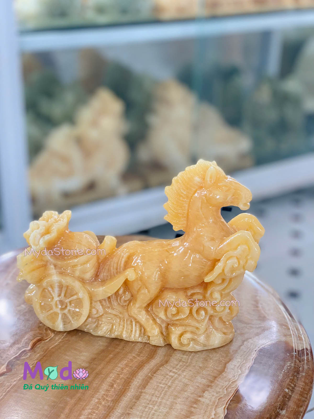 Tượng Ngựa Phong Thuỷ đá Ngọc Hoàng Long