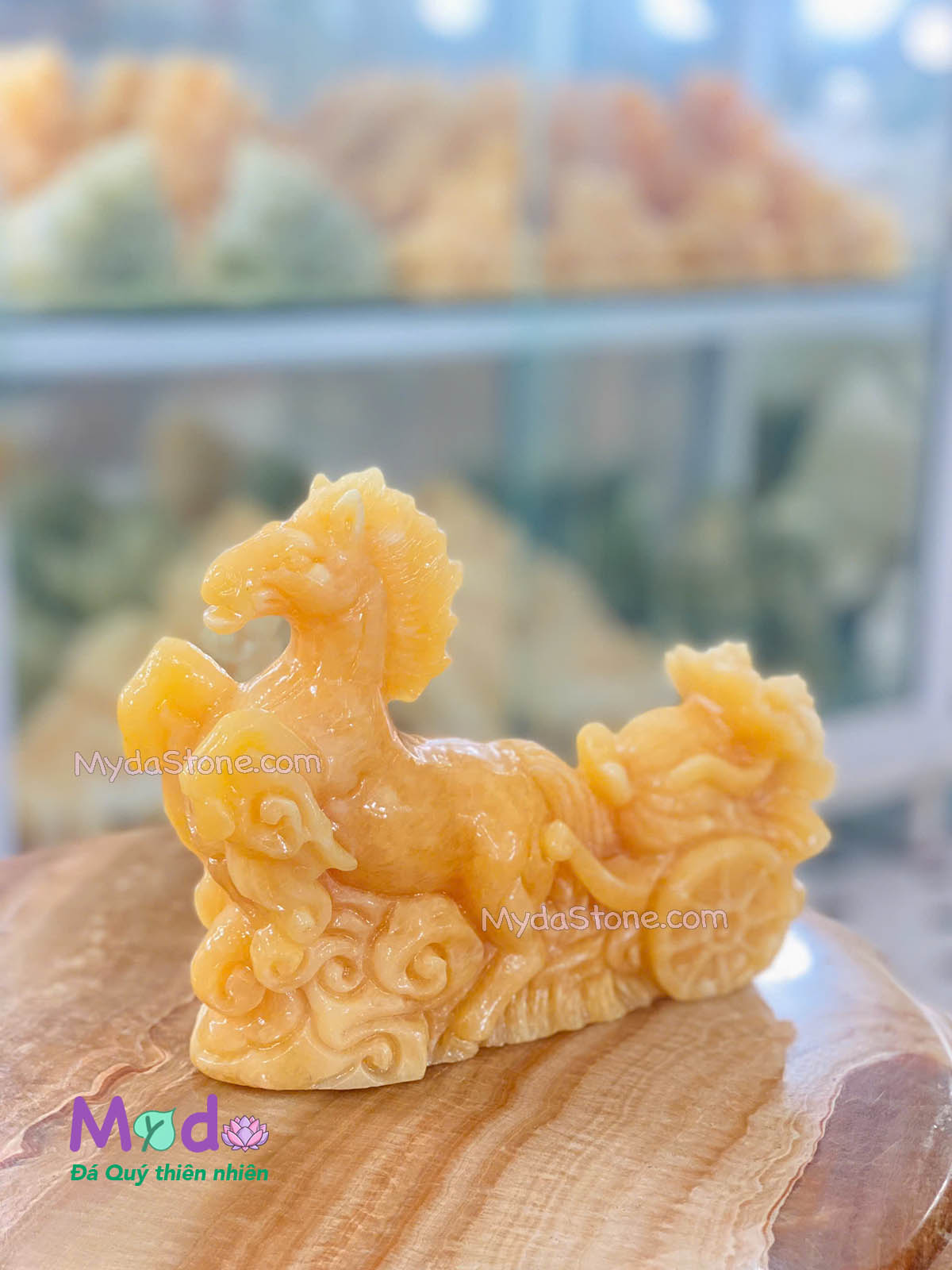 Tượng Ngựa Phong Thuỷ đá Ngọc Hoàng Long